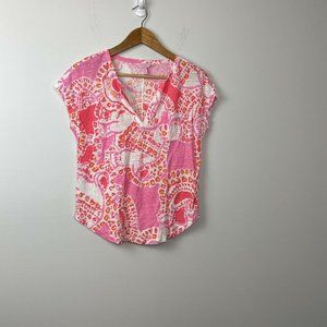 Lilly Pulitzer Trunk in Love Linen Top